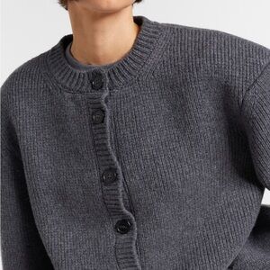 Róhe Padded Wool Cardigan